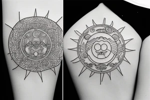 Virgo sun, Leo rising, Capricorn moon tattoo idea