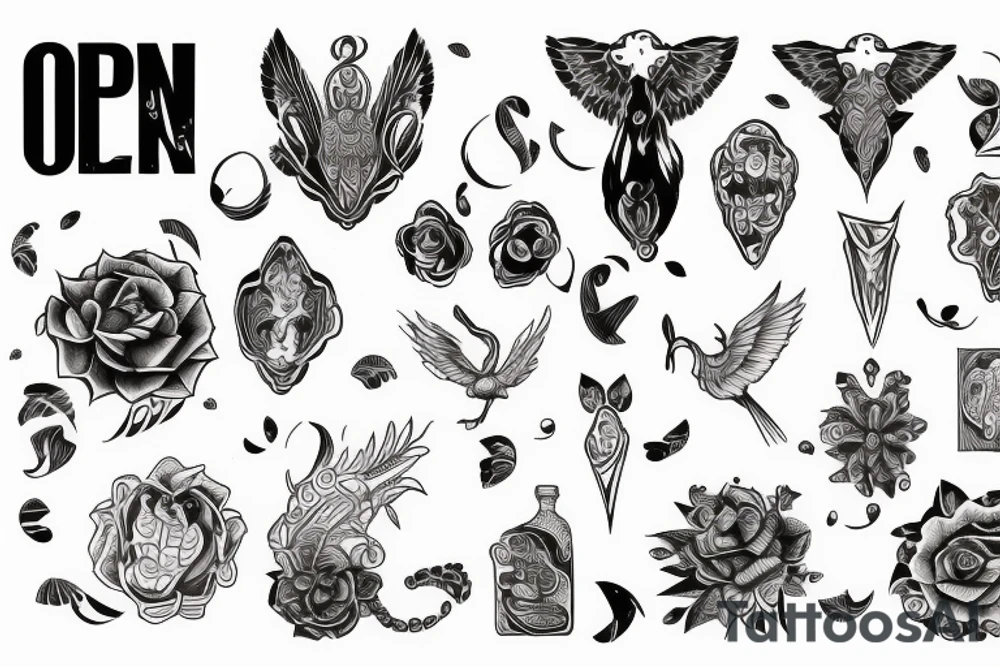 Open door tattoo idea