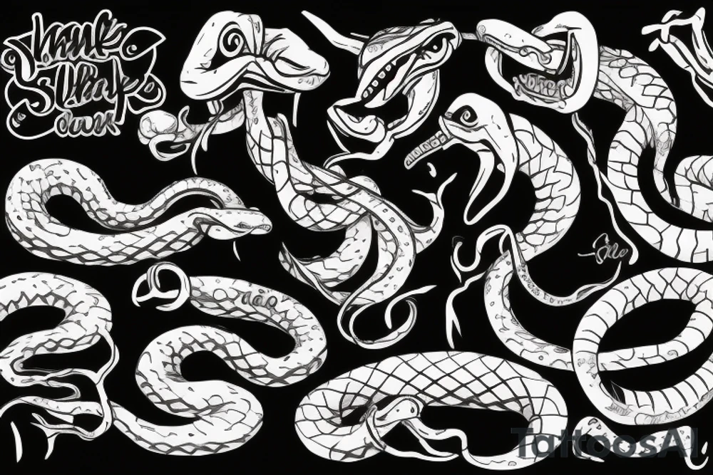 Snake tattoo idea