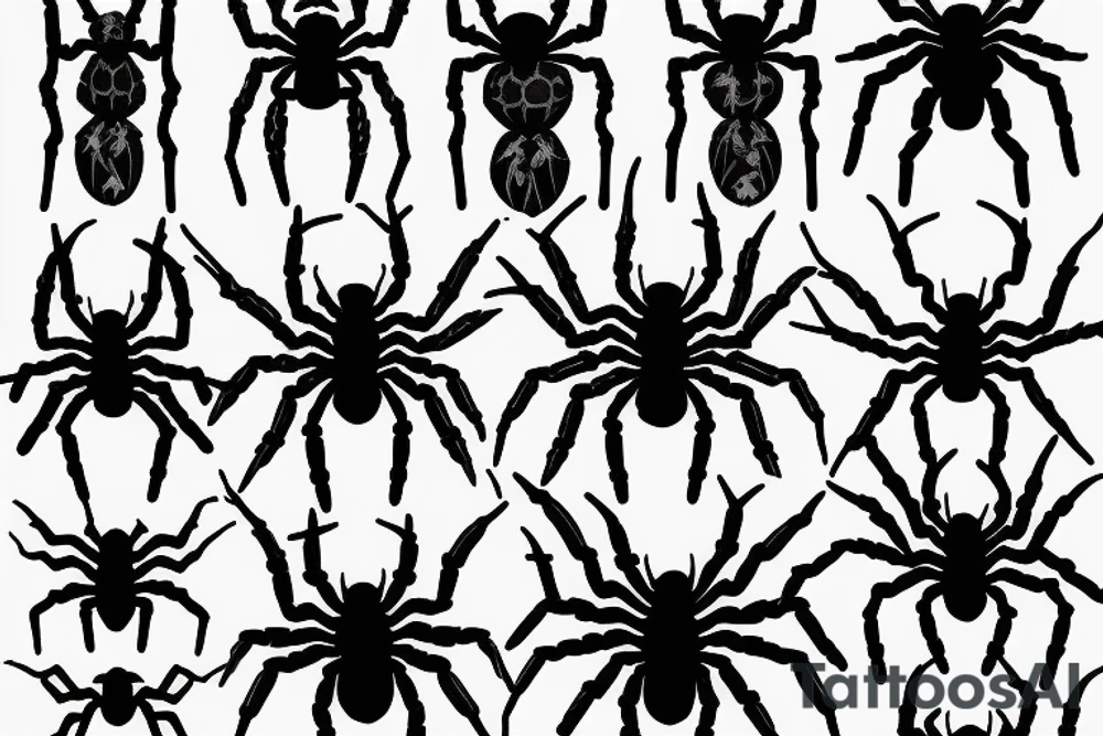 Spider tattoo idea