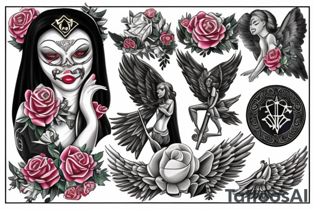 The Angel of Justice tattoo idea