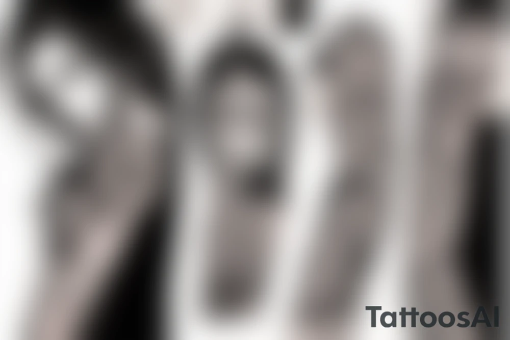 demon girl tattoo idea