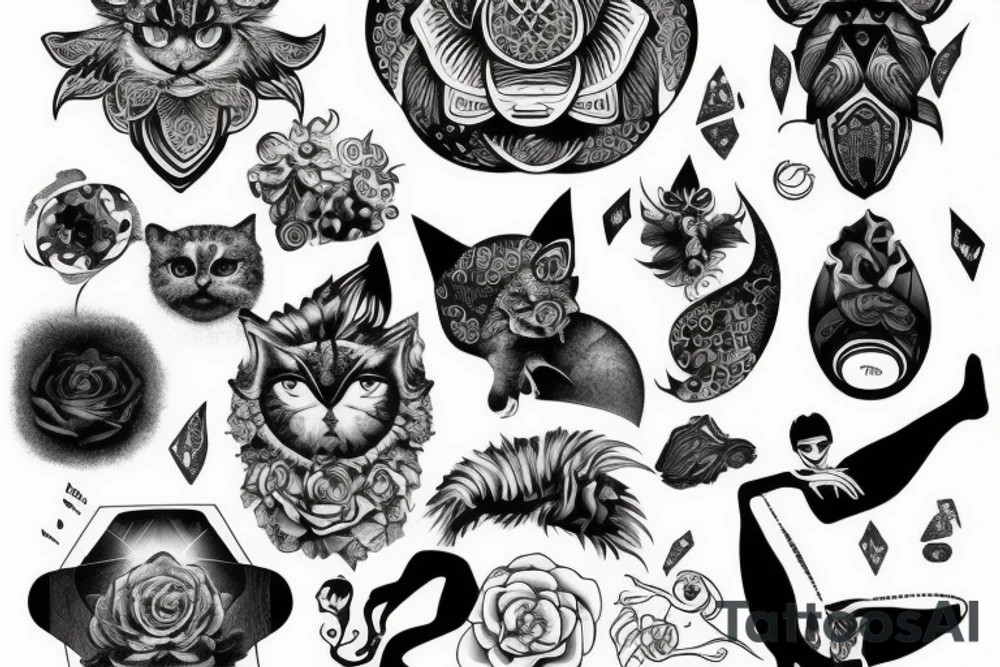 Космос tattoo idea