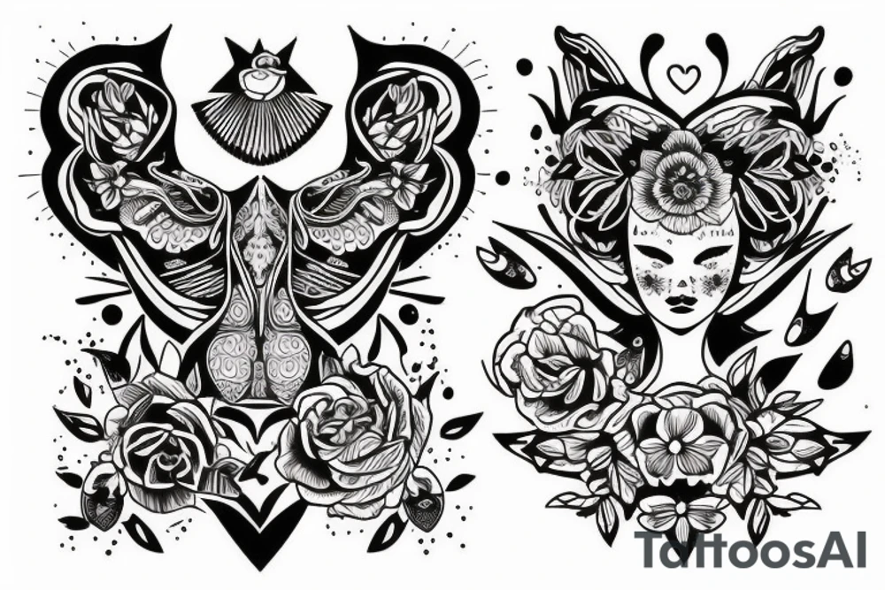 Космос tattoo idea