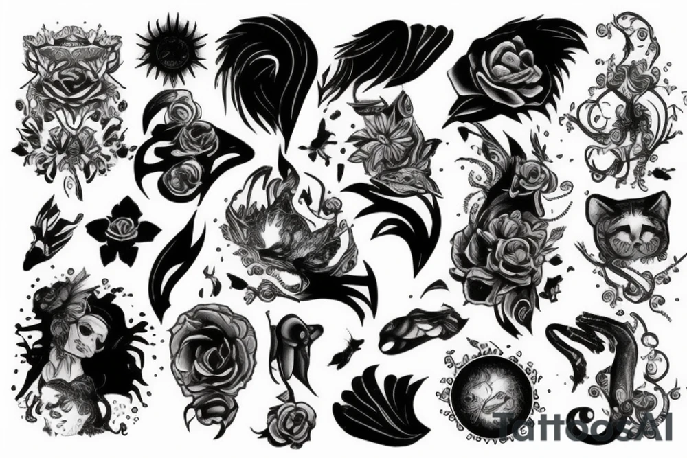 Космос tattoo idea