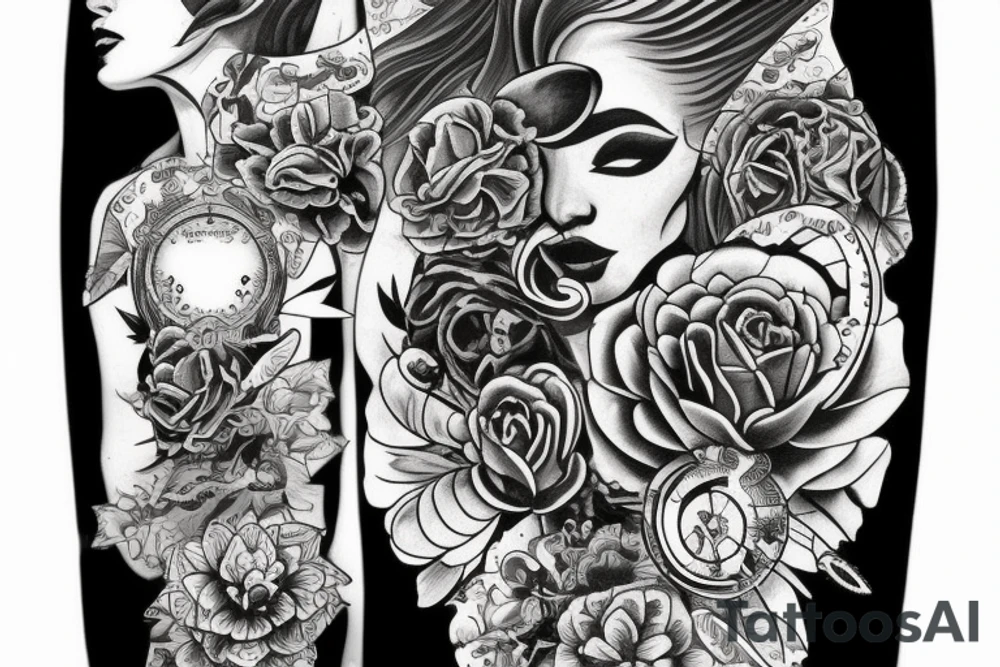 Космос tattoo idea