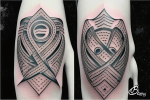 infinity logo tattoo idea