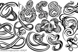 infinity logo tattoo idea