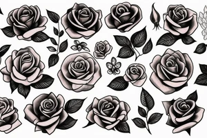 Rose like vegina tattoo idea
