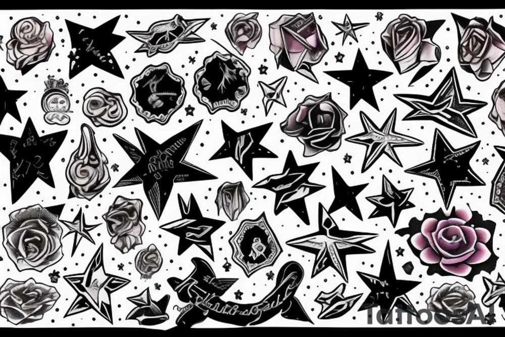 So much for star dust tattoo idea