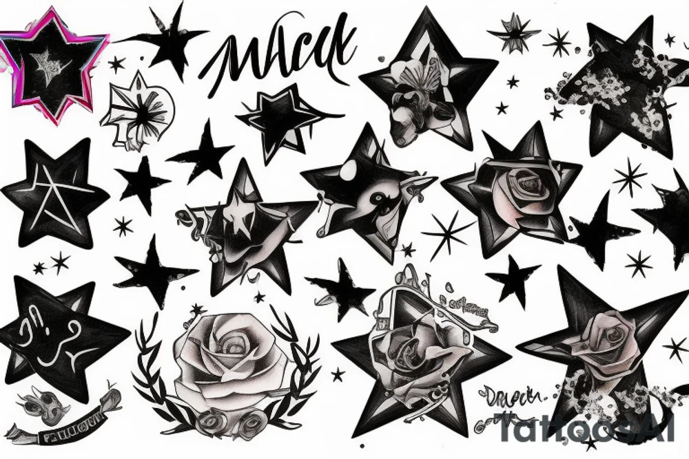 So much for star dust tattoo idea