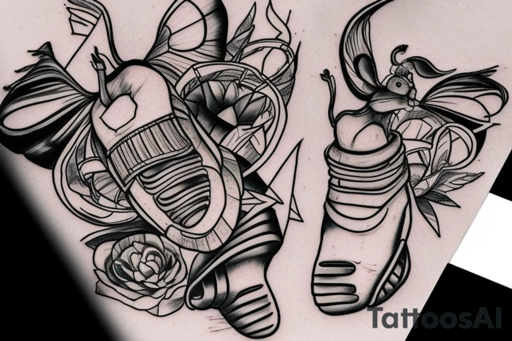 rat's foot tattoo idea