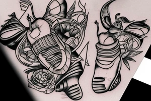 rat's foot tattoo idea
