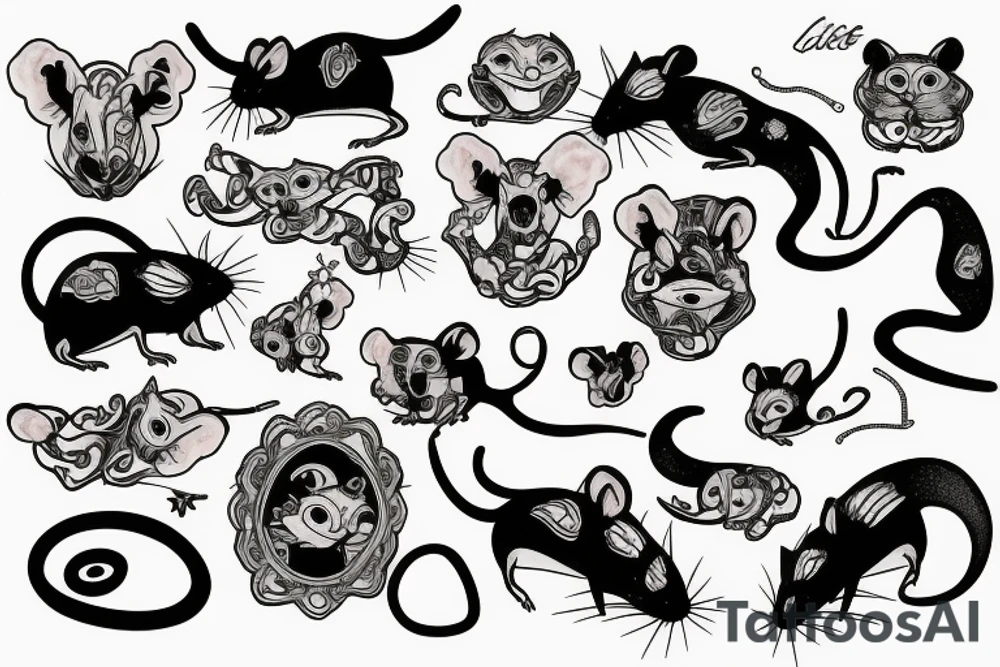 little rat tattoo idea