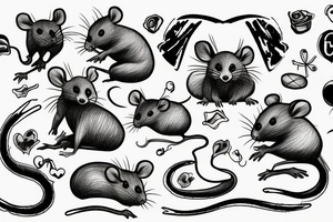 lovly rat tattoo idea