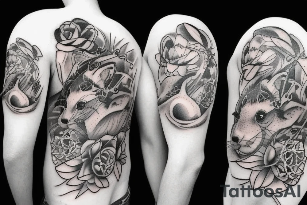 lovly rat tattoo idea