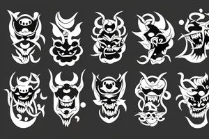 Demon Hannya tattoo idea