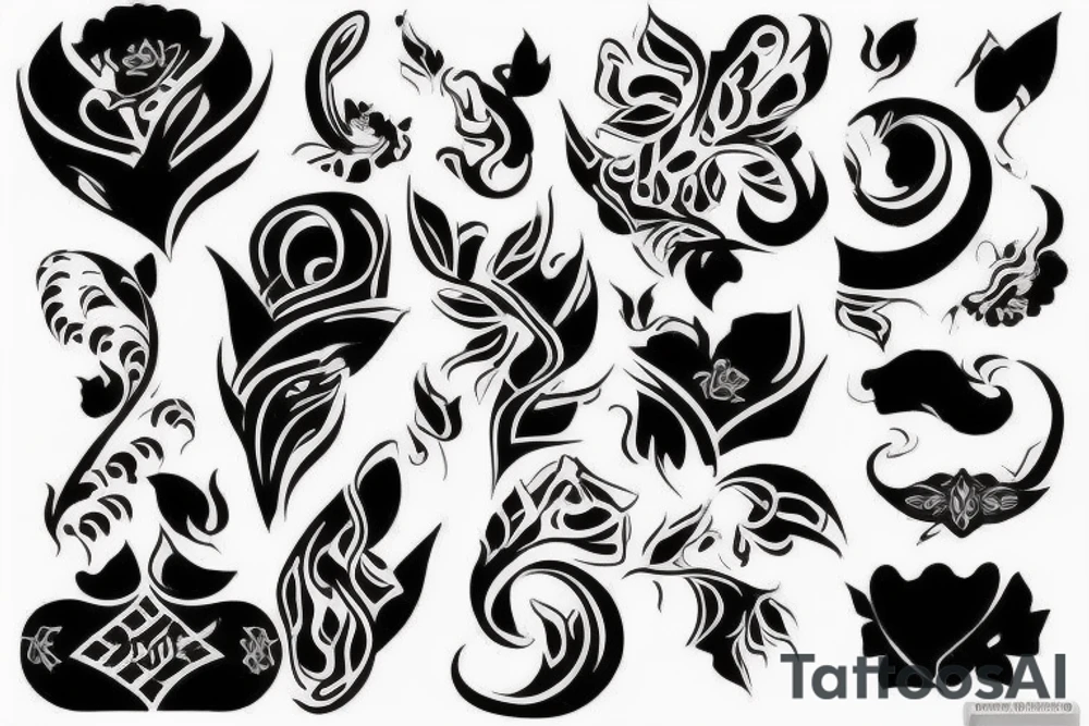 Черный кот в забавной шляпе и свитере tattoo idea Черный кот в забавной шляпе и свитере tattoo idea