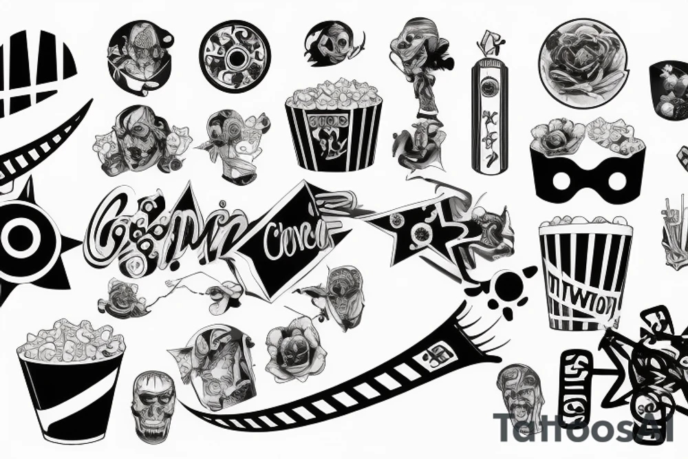 cinema tattoo idea