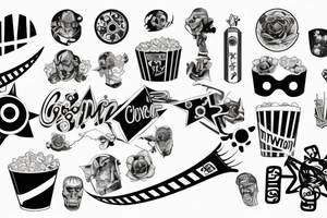 cinema tattoo idea