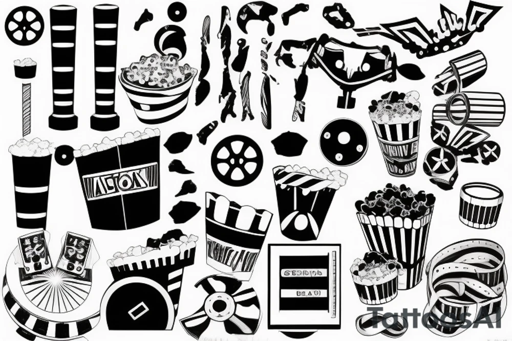 cinema tattoo idea
