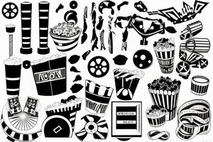 cinema tattoo idea