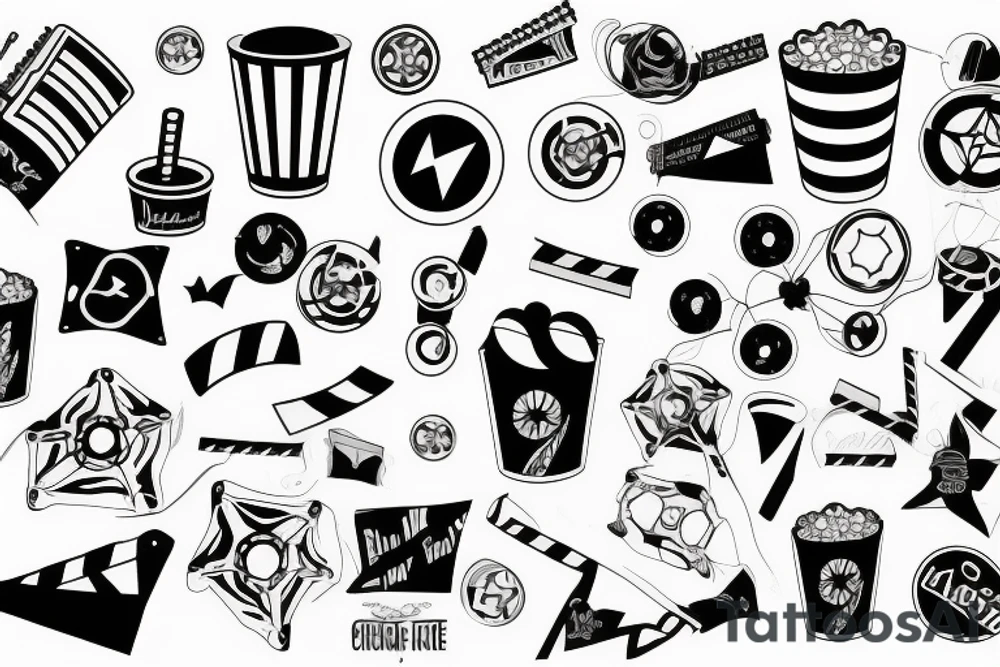 cinema tattoo idea