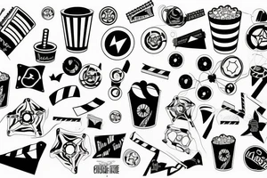 cinema tattoo idea