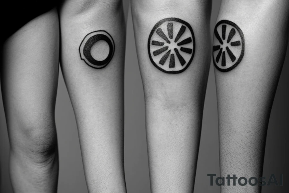 Very small date tattoo '7 de mayo' tattoo idea