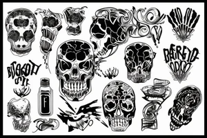 inverted blackout tattoo idea
