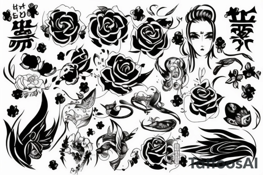 Ветка сакуры tattoo idea