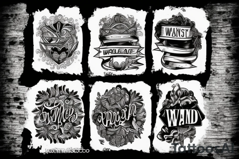 Wanted sign tattoo idea