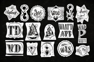 Wanted sign tattoo idea