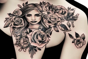 new school computer aries tattoo idea