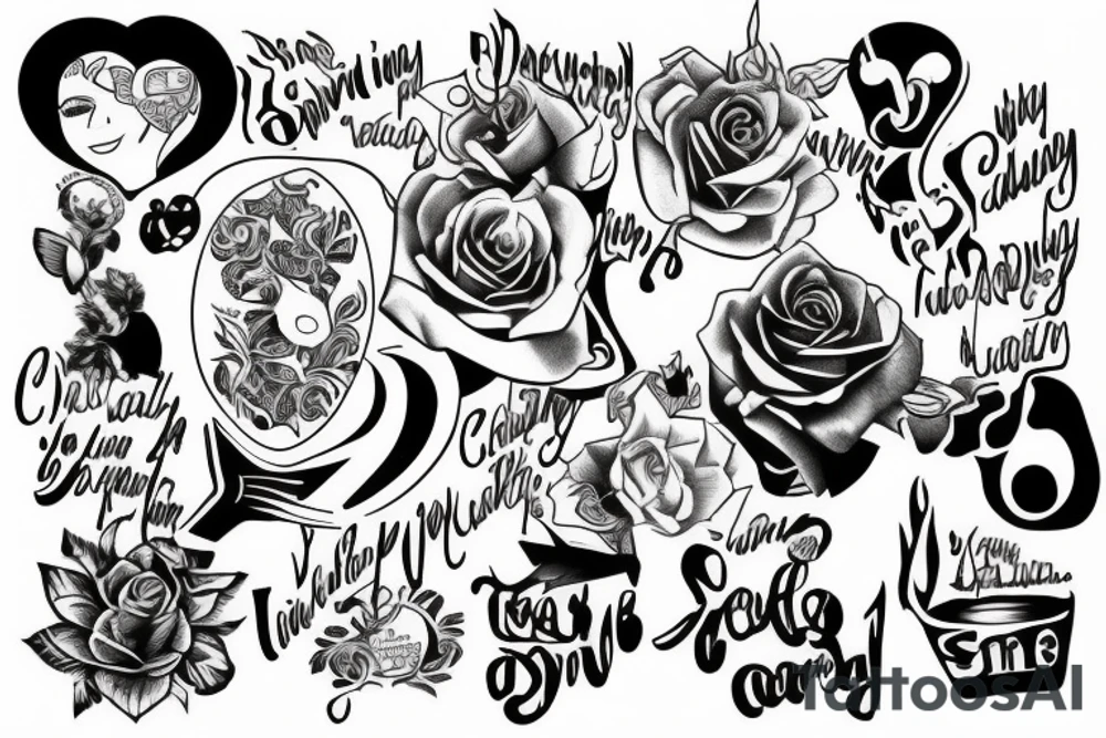Someone caring for someone that is crying tattoo idea Someone caring for someone that is crying tattoo idea