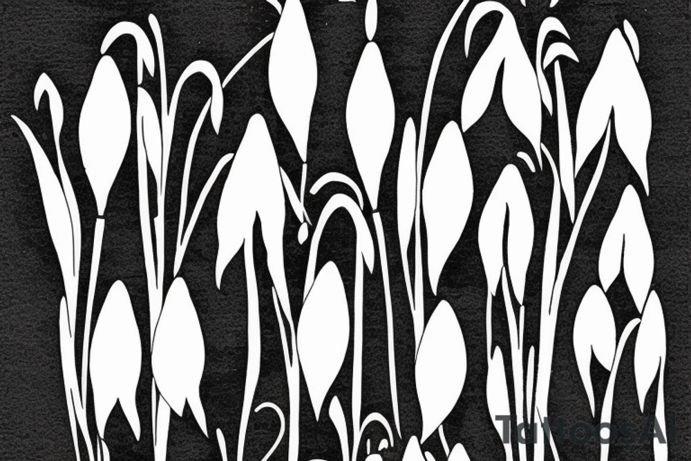 snowdrops tattoo idea