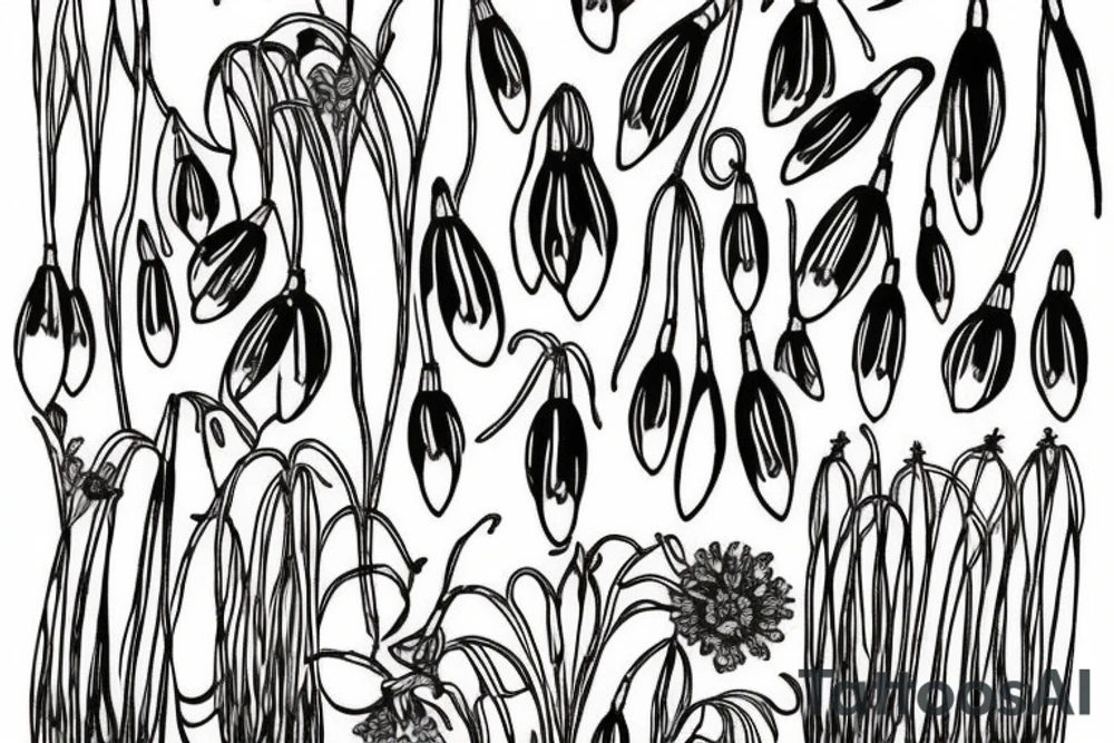 snowdrops tattoo idea