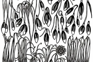 snowdrops tattoo idea