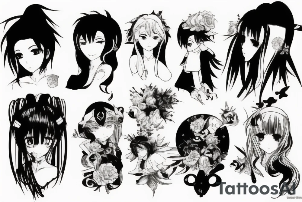 anime tattoo idea