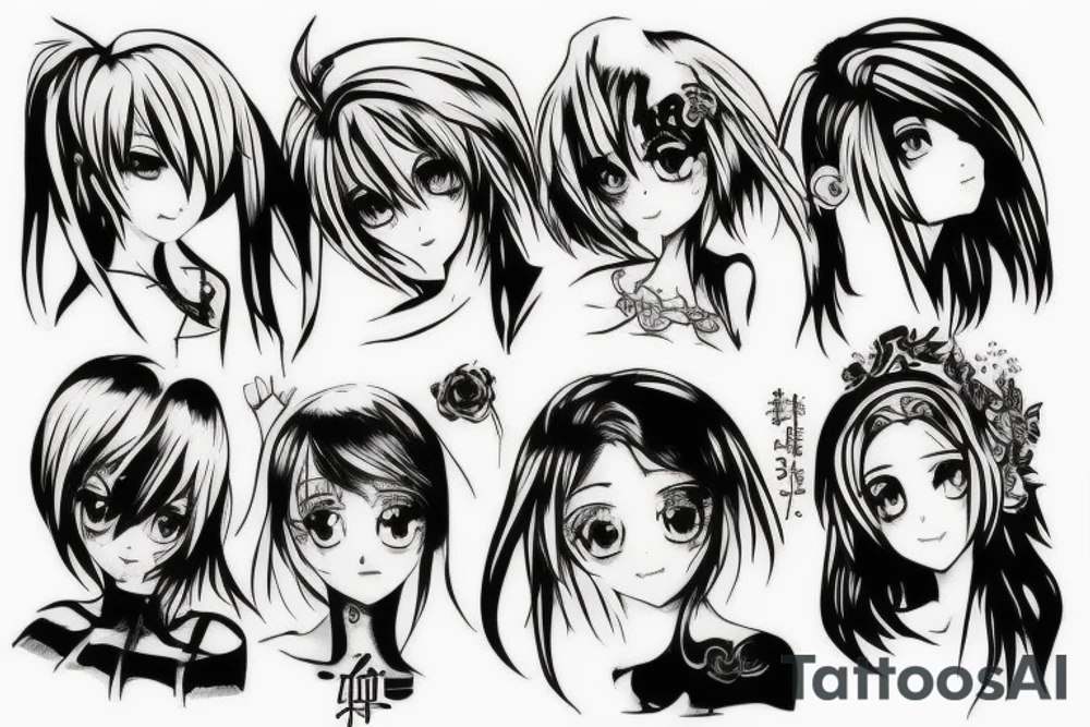 anime tattoo idea