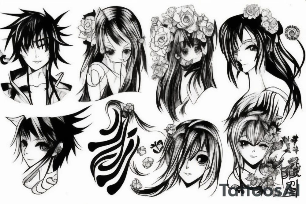 anime tattoo idea