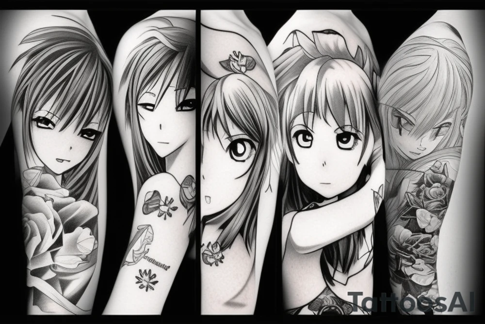 anime tattoo idea