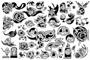 japan style tattoo idea
