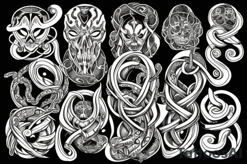 Infinity uroboros tattoo idea