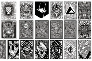 badass cards tattoo idea