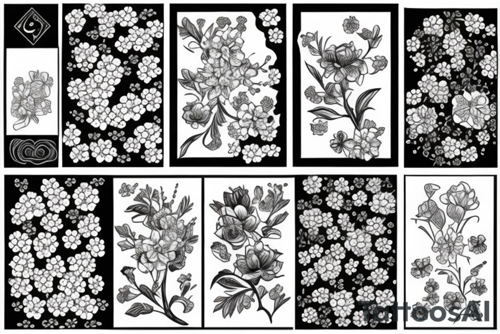 flower tattoo idea