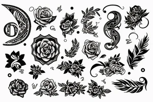 The letters CLA tattoo idea