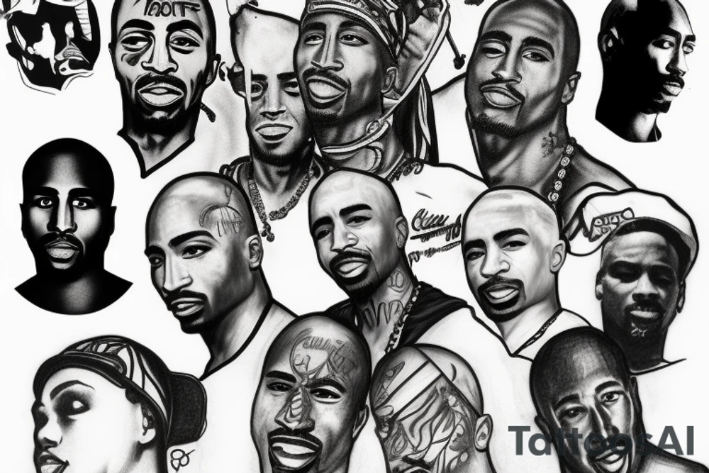 tupac tattoo idea