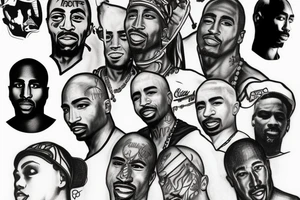 tupac tattoo idea