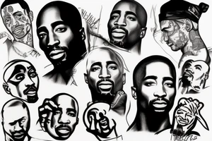 tupac tattoo idea
